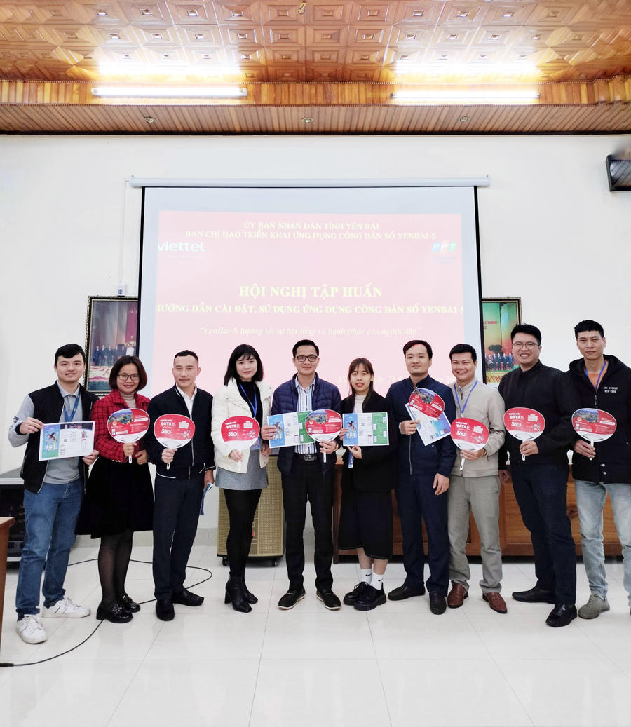 Thành lập 5 Tổ triển khai ứng dụng công dân số Yên Bái