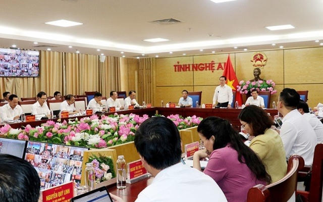 Giải ngân vốn đầu tư công tỉnh Nghệ An đạt 47,04%