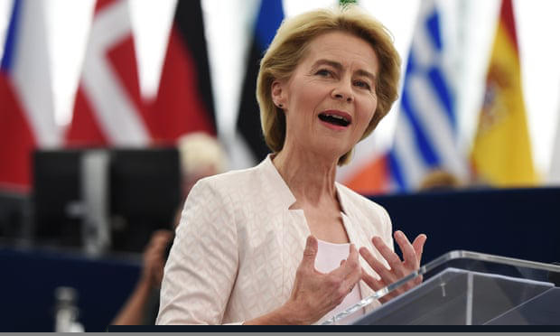 Tân Chủ tịch Ủy ban châu Âu Ursula von der Leyen. Ảnh: AFP/Getty.