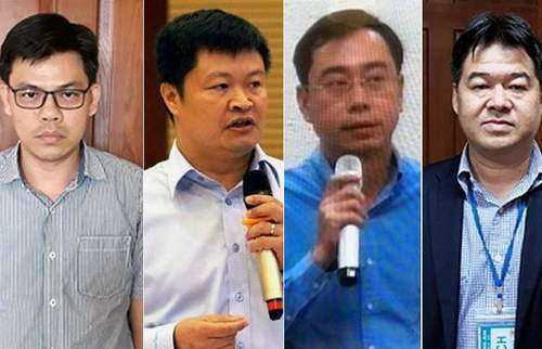4 bị cáo: Giang, Ngọc, Tùng, Quang