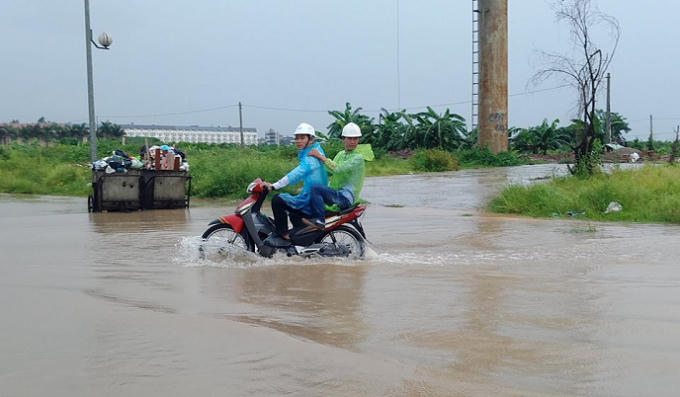 Hình ảnh được ghi nhận tại khu vực Xuân Mai.