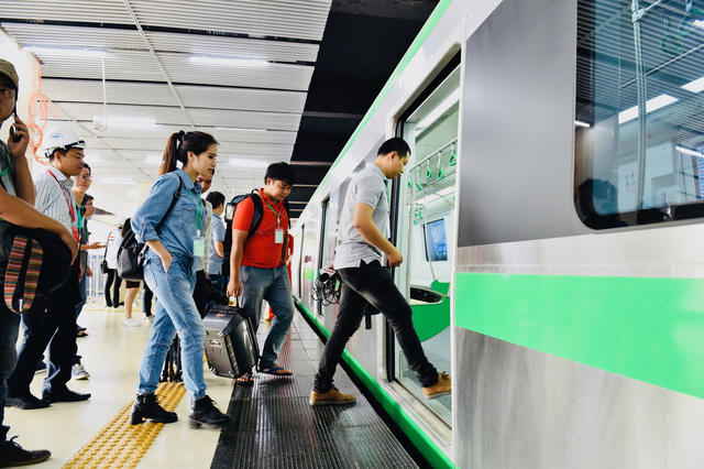 Đường sắt C&aacute;t Linh - H&agrave; Đ&ocirc;ng vận h&agrave;nh thử to&agrave;n hệ thống