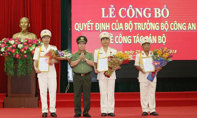 C&ocirc;ng bố loạt quyết định nh&acirc;n sự Qu&acirc;n đội, C&ocirc;ng an