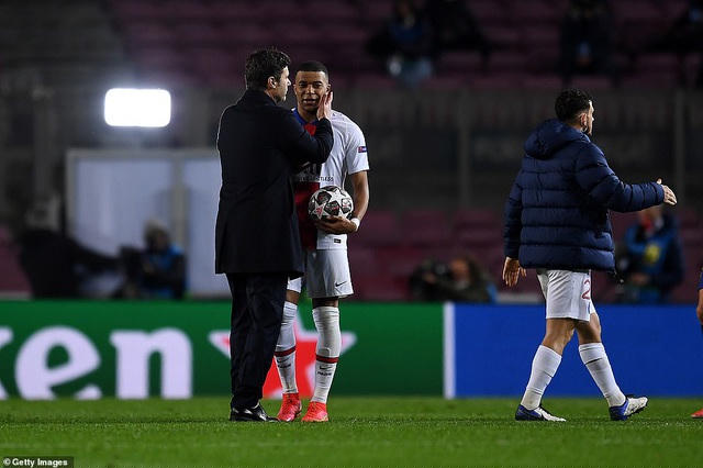Mbappe đã có trận đấu xuất sắc trước Barcelona tại Nou Camp