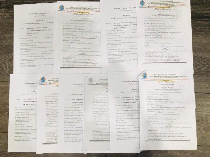 Đơn của khách hàng tố Công ty TNHH Phát Triển Nhà Phú Hưng "giữ chặt" tiền của 4 khách hàng gửi tới Pháp luật Plus.