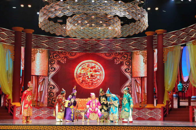 Phần thi Giành ghế nói lên vấn đề chạy chức chạy quyền.