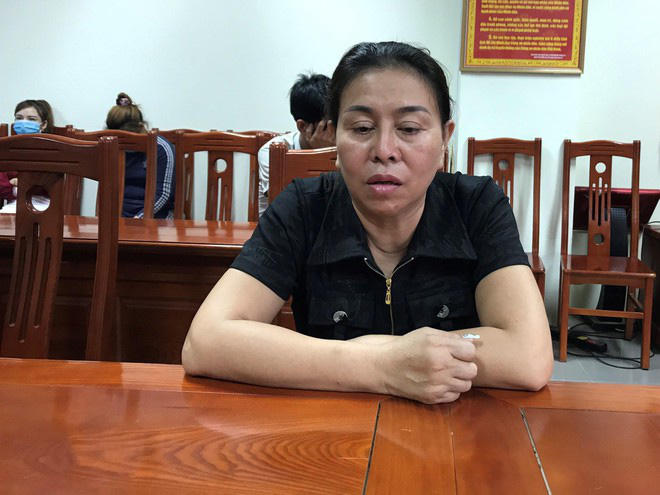 Nguyễn Thị Ngân tại cơ quan điều tra.