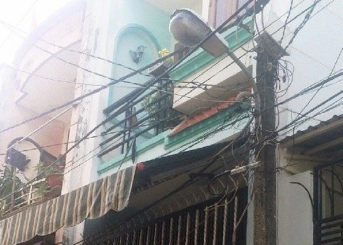 Tầng 2 của căn nhà nơi xảy ra sự việc.