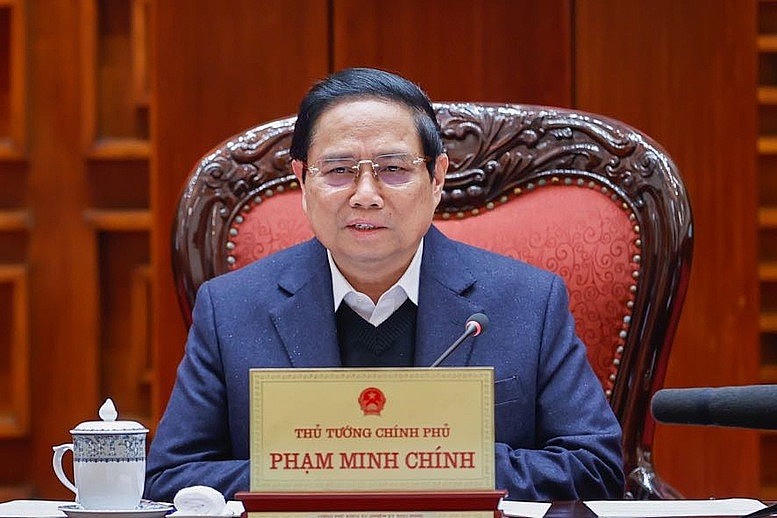 Thủ tướng Phạm Minh Chính: Trình đề án sắp xếp, tinh gọn hệ thống cơ quan thanh tra theo 2 cấp - Ảnh: VGP