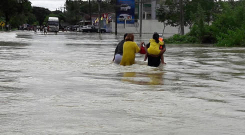Cảnh lụt lội ở Thái Lan. Ảnh: floodlist.