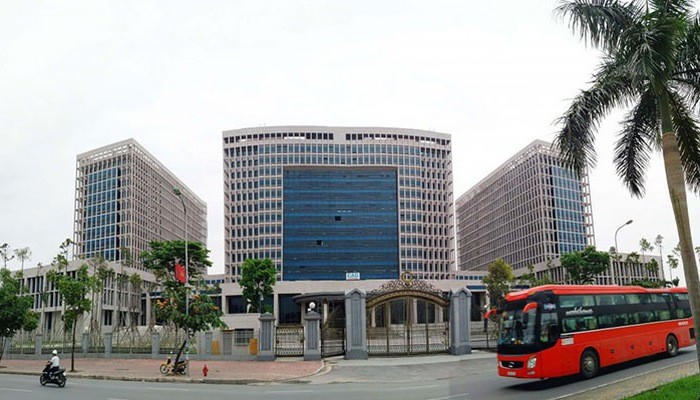 Trụ sở mới của Bộ Ngoại giao, được xây dựng tại xã Mễ Trì (Từ Liêm, Hà Nội).