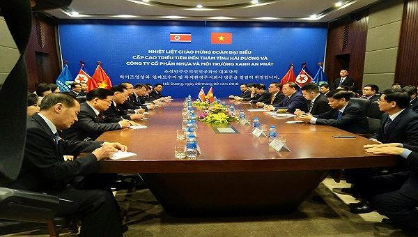 Đoàn Triều Tiên thăm và làm việc tại Tập đoàn An Phát.