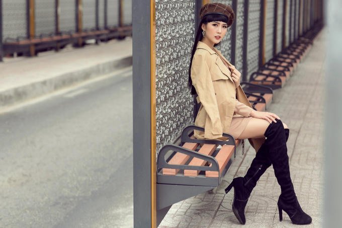 Tường Linh &ldquo;g&acirc;y thương nhớ&rdquo; với phong c&aacute;ch thời trang s&agrave;nh điệu
