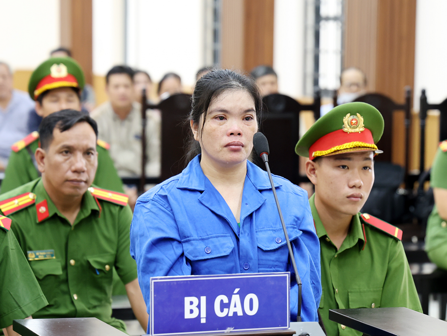 Bị cáo Nguyễn Thị Kiều Phương tại toà