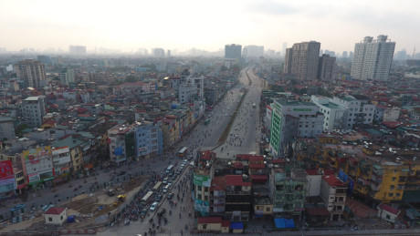Hà Nội nhấn mạnh không biến tuyến đường vành đai 2 (đoạn Trường Chinh) thành tuyến phố thương mại. Ảnh: Tiến Tuấn.