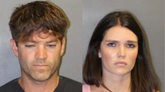 Grant W. Robicheaux và Laura Riley. Ảnh: EPA