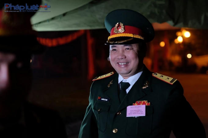 Niềm vui của người Chỉ huy trưởng trận địa khi mọi việc diễn ra suôn sẻ.
