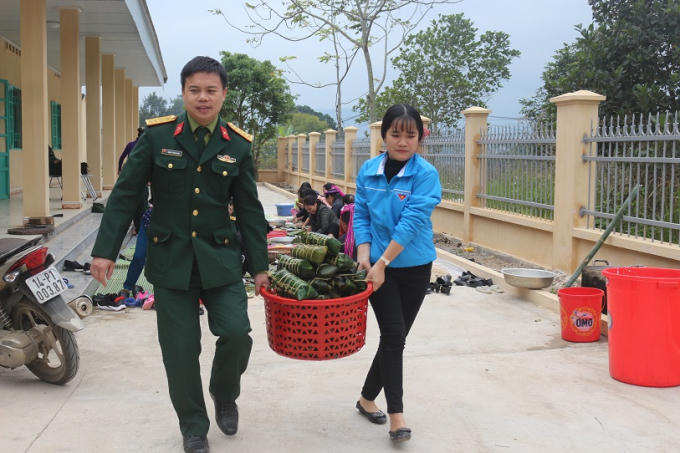 Những mẻ bánh được hình thành.