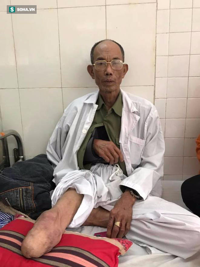 Ông Vin đang được điều trị trong Bệnh viện Quân Y 103, Hà Đông, Hà Nội.