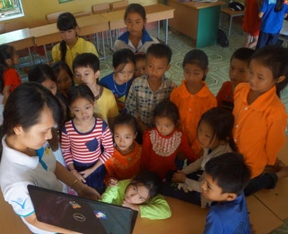 Học sinh tham gia lớp học đa thông minh đã trở nên tự tin hơn trong thuyết trình