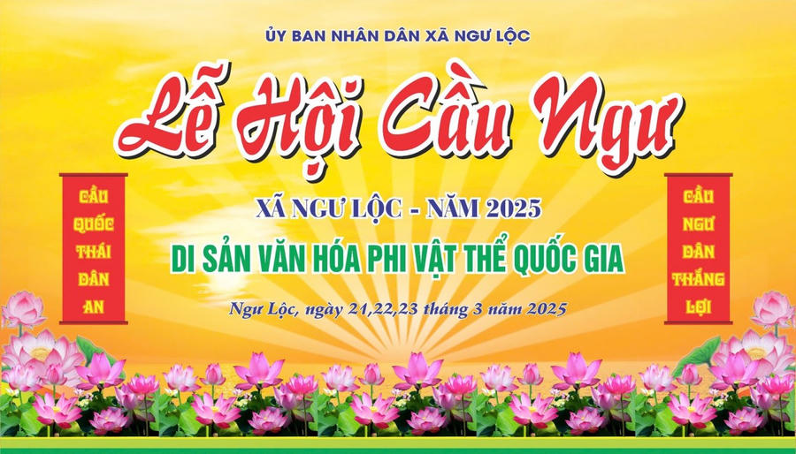 Lễ hội Cầu Ngư năm 2025 diễn ra từ ngày 21 đến 23/3 (tức ngày 22 đến 24/2 năm Ất Tỵ)