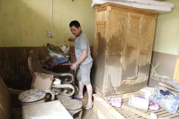 Những đồ đạc còn lại trong nhà anh Nọi.