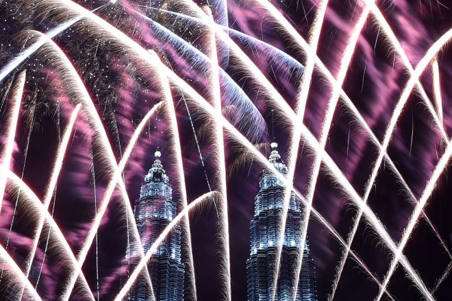 Khung cảnh rực rỡ tại Malaysia. Ảnh: AFP