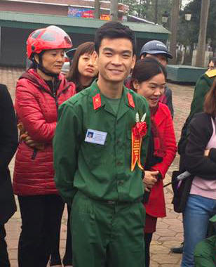 Tân binh Nguyễn Minh Quân. Ảnh: NVCC