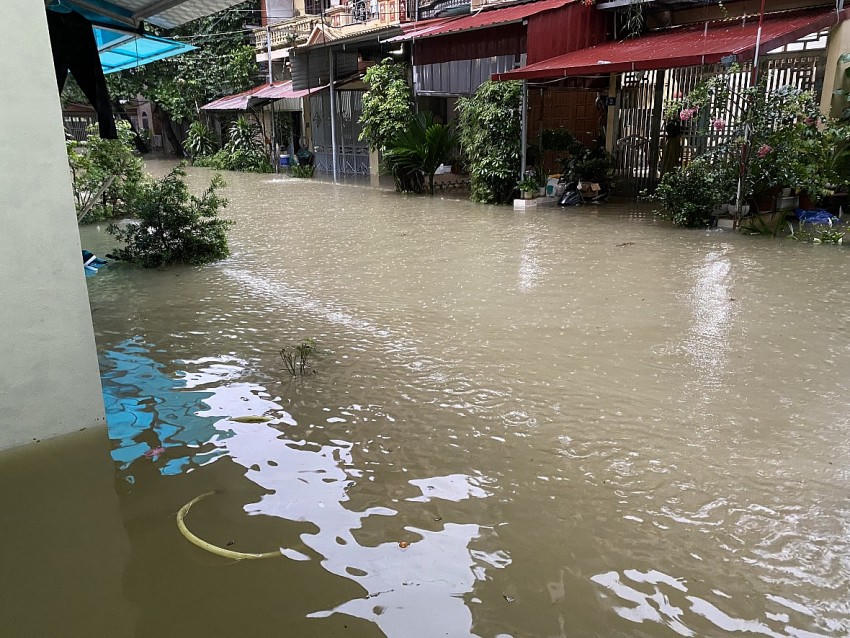 Những con phố ngập nước.