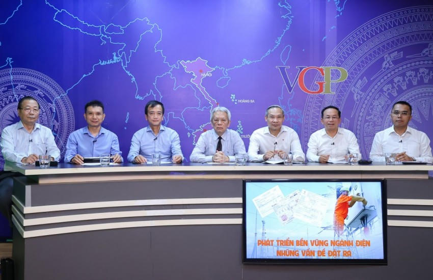 Các khách mời tham dự Tọa đàm. Ảnh; VGP