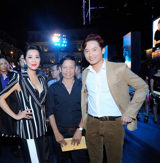 Chí Dũng hội ngộ với MC Kỳ Duyên.