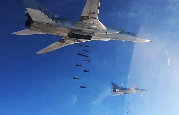 Máy bay Nga thực hiện công kích mục tiêu khủng bố tại Syria. (Ảnh:Tass)