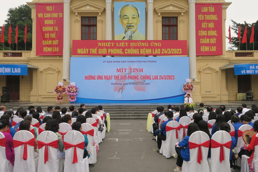 Quang cảnh buổi lễ.