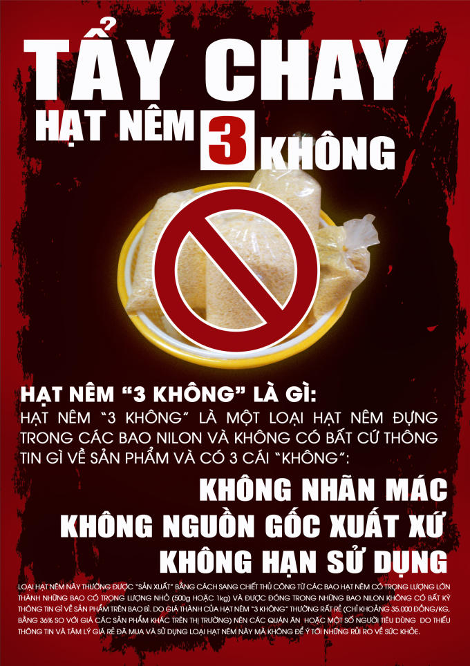 Tẩy chay hạt n&ecirc;m &ldquo;3 kh&ocirc;ng&rdquo; v&igrave; sức khỏe