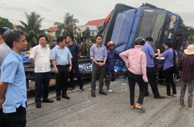 Ba vụ TNGT nghiêm trọng trên cùng 1 cung đường trong sáng nay tại Hải Dương