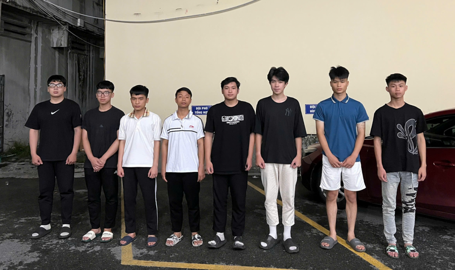Gây rối trật tự công cộng nhóm đối tbị cơ quan Công an bắt giữ.