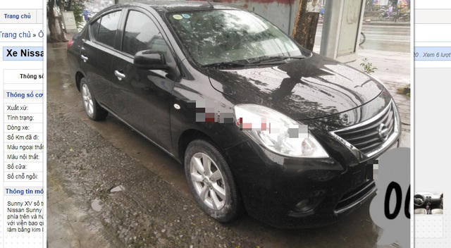 Mẫu Nissan Sunny được bán với giá 388 triệu đồng/chiếc, mẫu xe này đời 2016, vẫn còn khá mới