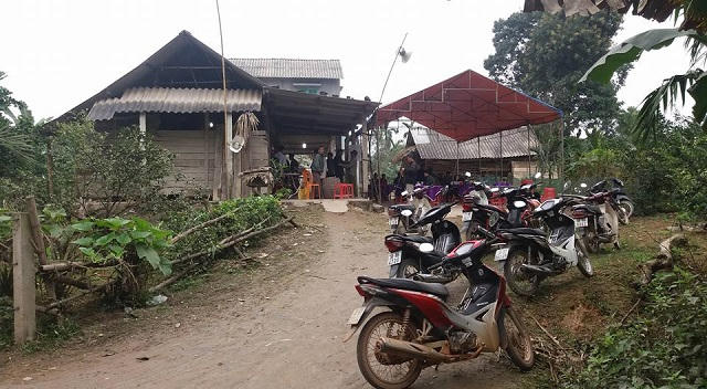 Ngôi nhà nơi xảy ra vụ án mạng.