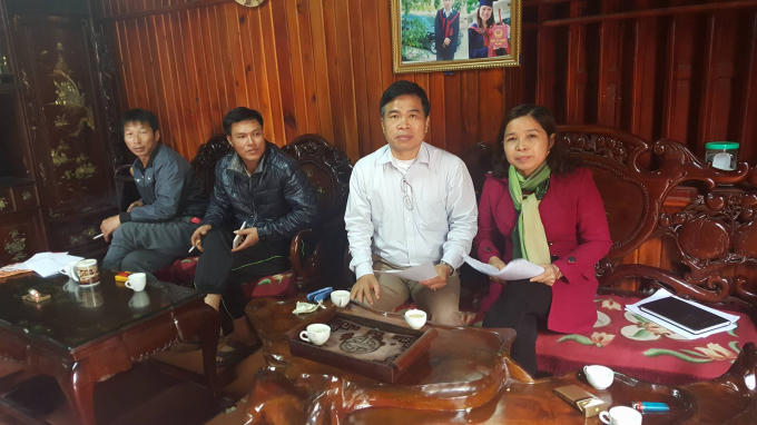 Một số công dân xã Trí Yên phản ánh tới Pháp luật Plus.