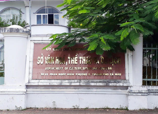 Sở Văn hóa - Thể thao và Du lịch tỉnh Cà Mau (Nguồn: Dân Trí).