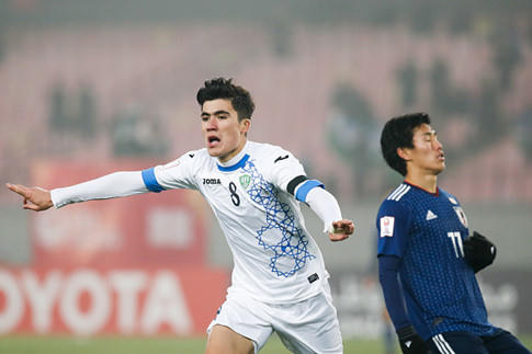 Jasurbek Yakhshiboev (8) ghi nhiều bàn nhất cho U.23 Uzbekistan (3 bàn)