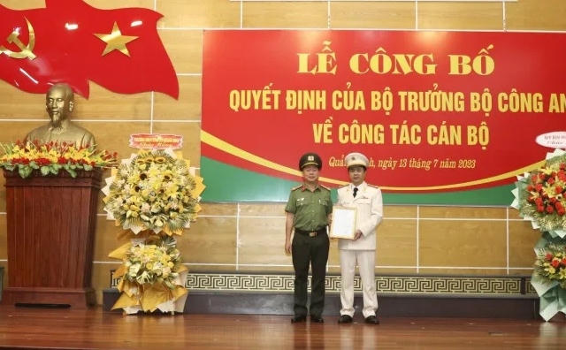 Đại tá Hoàng Khắc Lương giữ chức Phó Giám đốc Công an tỉnh Quảng Bình