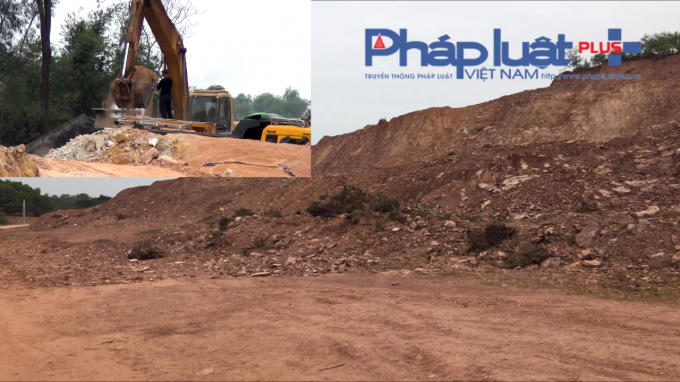 Những quả đồi với diện tích vài hecta tại huyện Phú Bình (Thái Nguyên) bị "xẻ thịt" công khai.