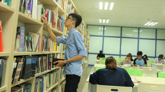 Sinh viên Trường ĐH Kinh tế quốc dân. Ảnh: Thanh Hùng