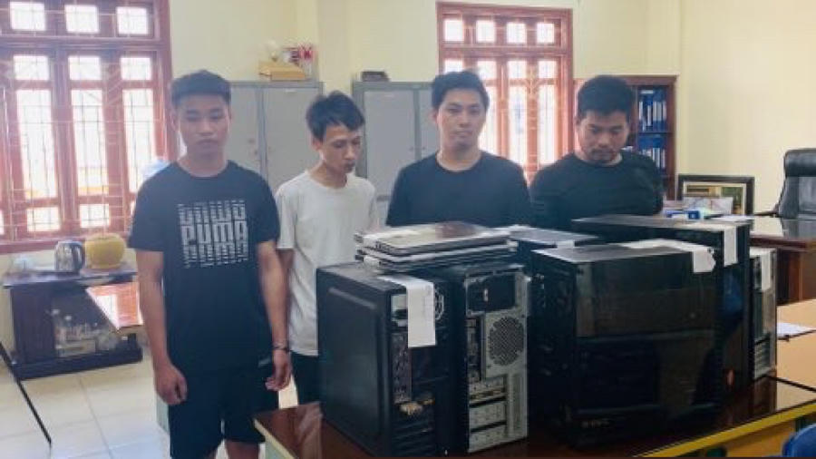 Các đối tượng trong vụ án bị bắt giữ.