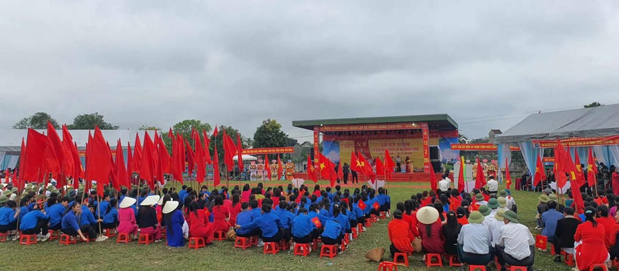 Trang trọng Lễ kỷ niệm thành lập xã Thanh Lương.