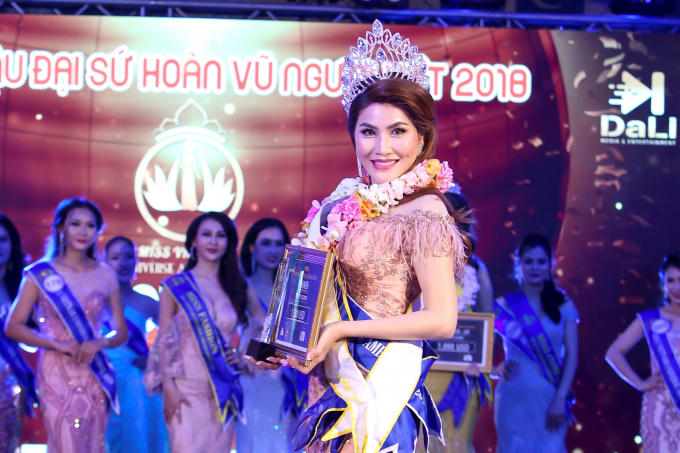 Lộ diện chủ nhân Hoa hậu Đại sứ Hoàn vũ người Việt 2018