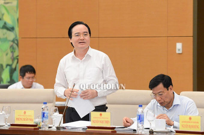 Bộ trưởng GD - ĐT Phùng Xuân Nhạ