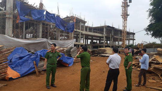 Cơ quan công an có mặt tại hiện trường