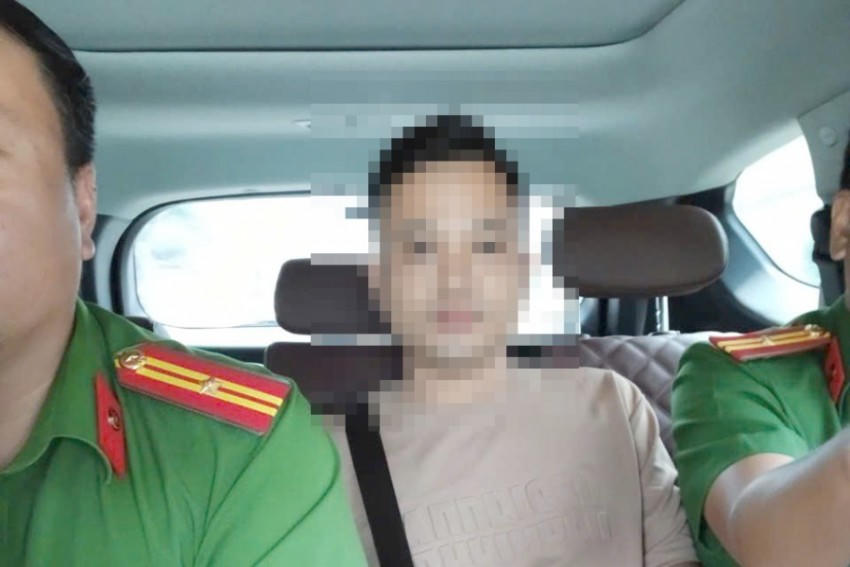 Đối tượng X. bị bắt giữ. (Ảnh: CACC).